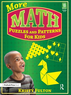 cover image of More Math Puzzles and Patterns for Kids
